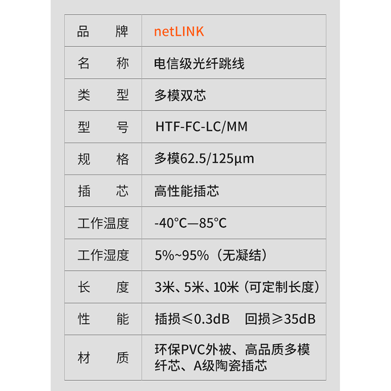 netLINK HTF-FC-LC/MM-5
