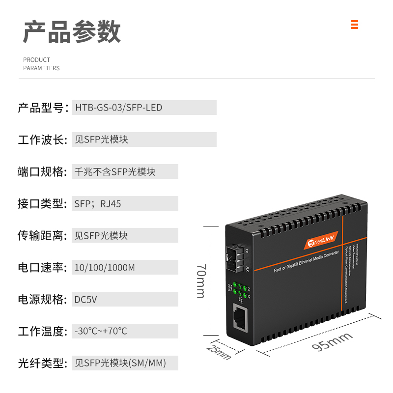 netLINK  HTB-GS-03/SFP-LED