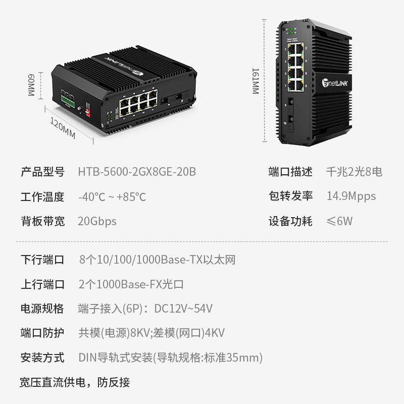 netLINK HTB-5600-2GX8GE-20B