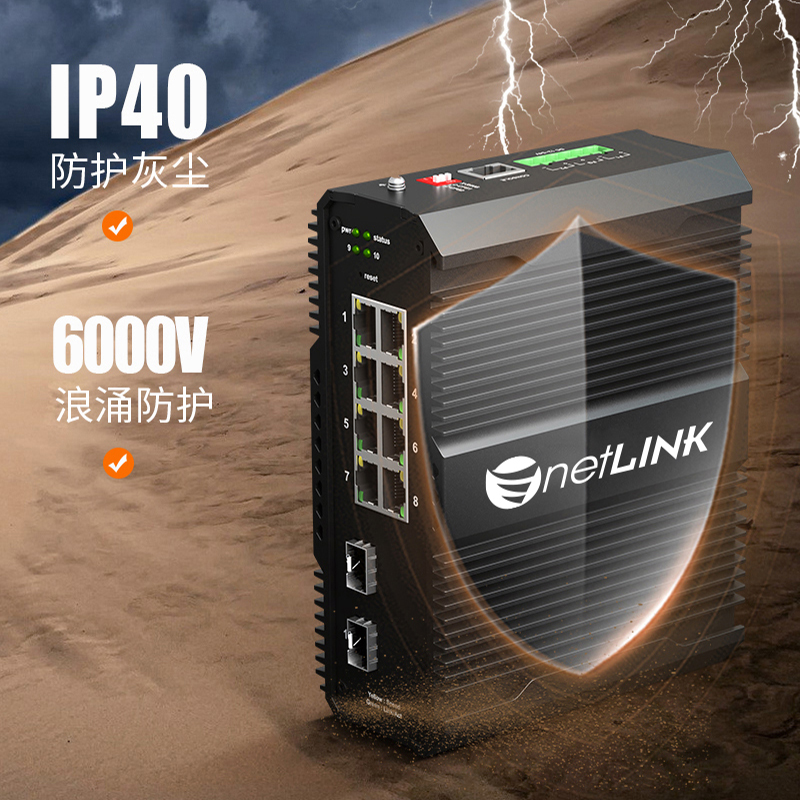 netLINK HTB-6300-2GX8GE-20AB