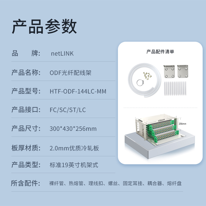 netLINK HTF-ODF-144LC-MM