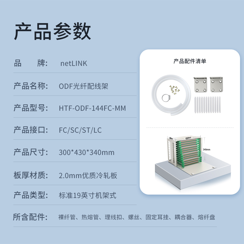 netLINK HTF-ODF-144FC-MM